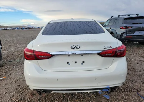 2019 Infiniti Q50 Red Sport 400 z USA, uszkodzony, nr VIN JN1FV7AP3KM760311